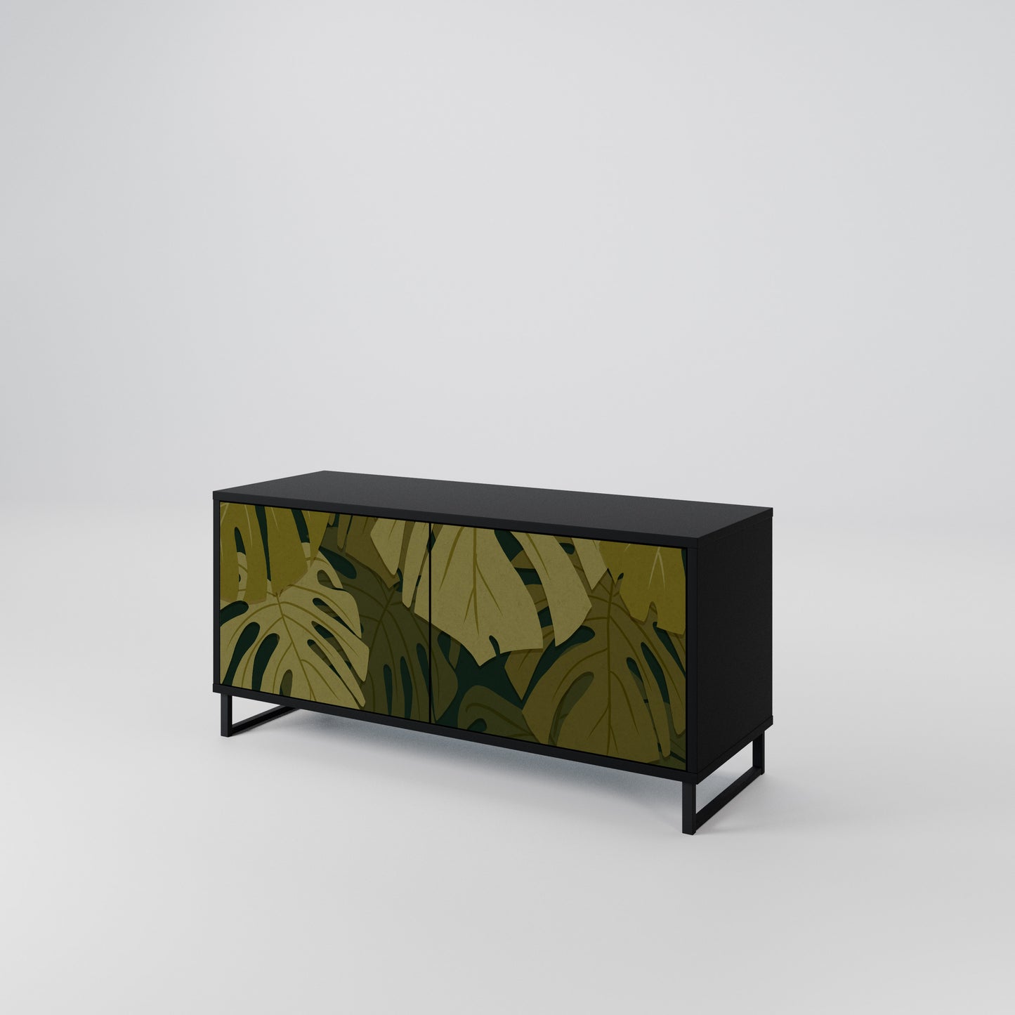 TROPICAL BEAUTY Kompaktní dvoudveřový TV stolek