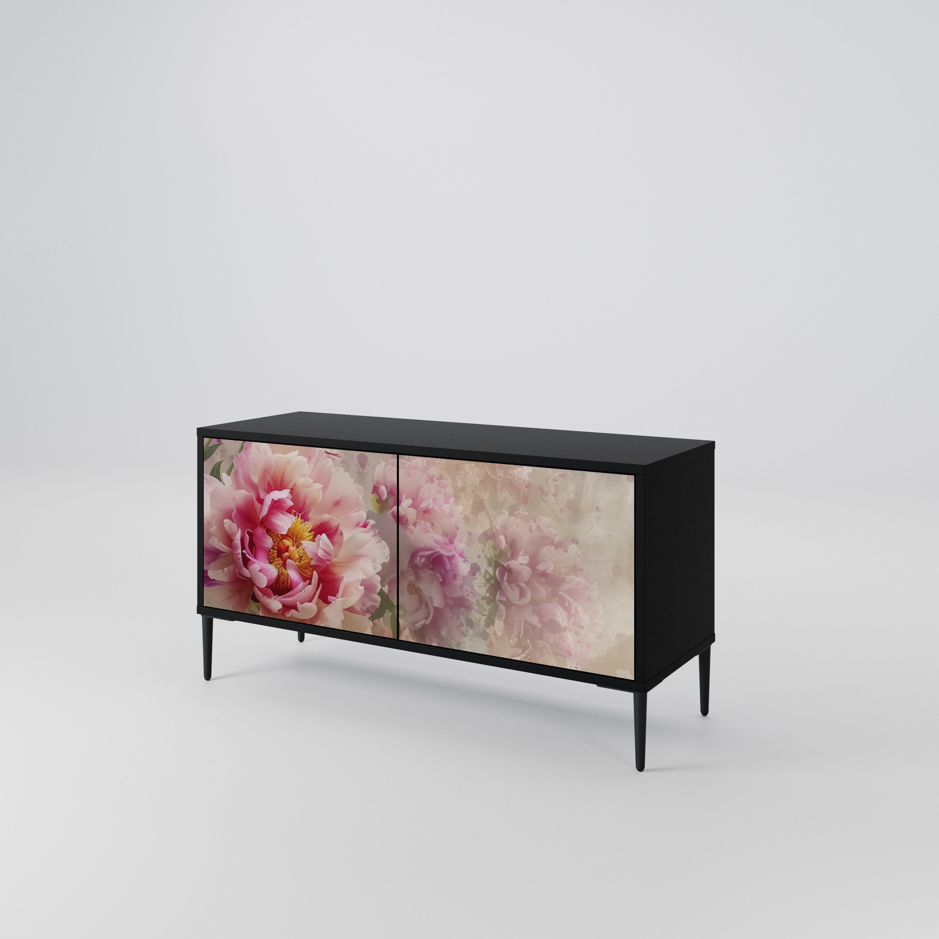 PEONY WHISPER Compact 2-Door TV Cabinet