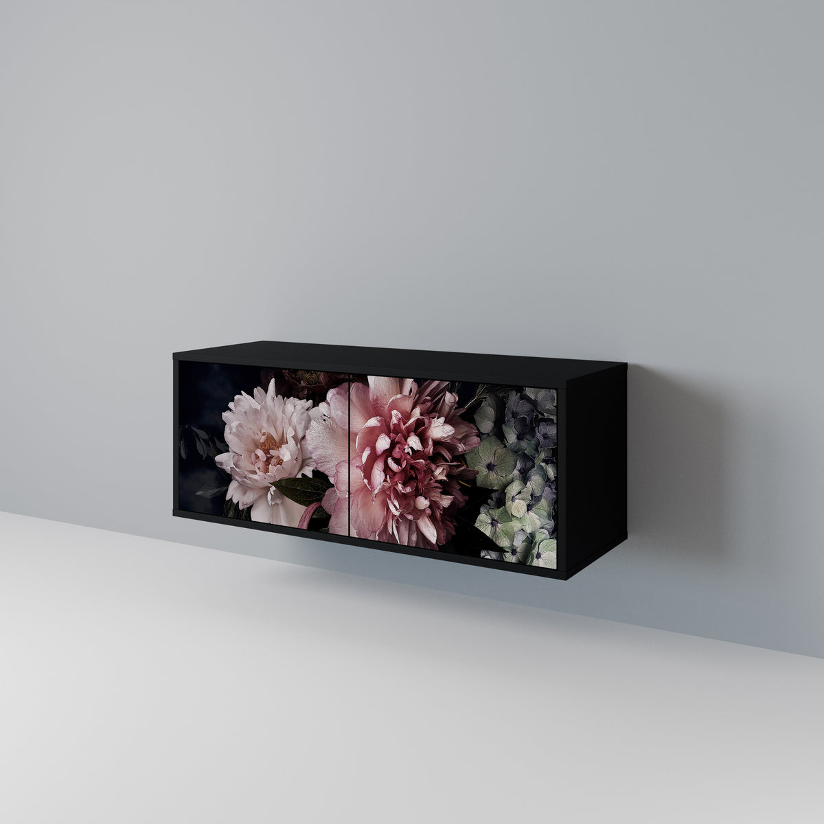 PURE BLOSSOM Kompaktní dvoudveřový TV stolek
