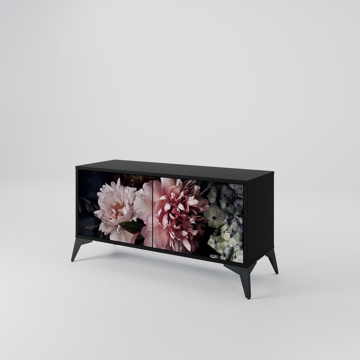 PURE BLOSSOM Kompaktní dvoudveřový TV stolek