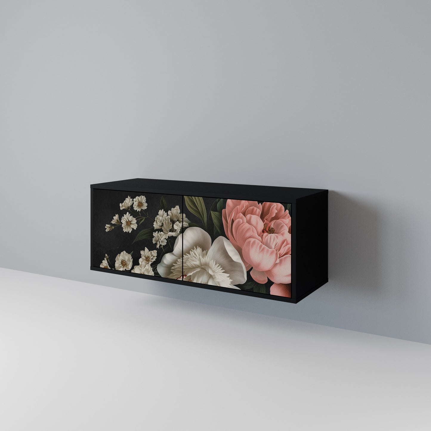 LUSH ELEGANCE Kompaktní dvoudveřový TV stolek
