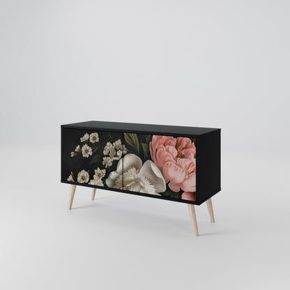 LUSH ELEGANCE Kompaktní dvoudveřový TV stolek