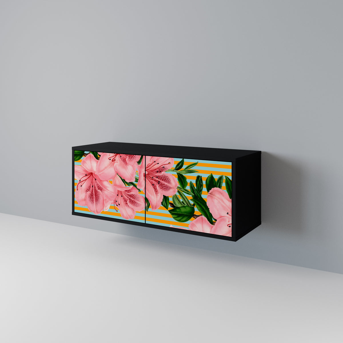 FRAGILE BEAUTY Kompaktní dvoudveřový TV stolek