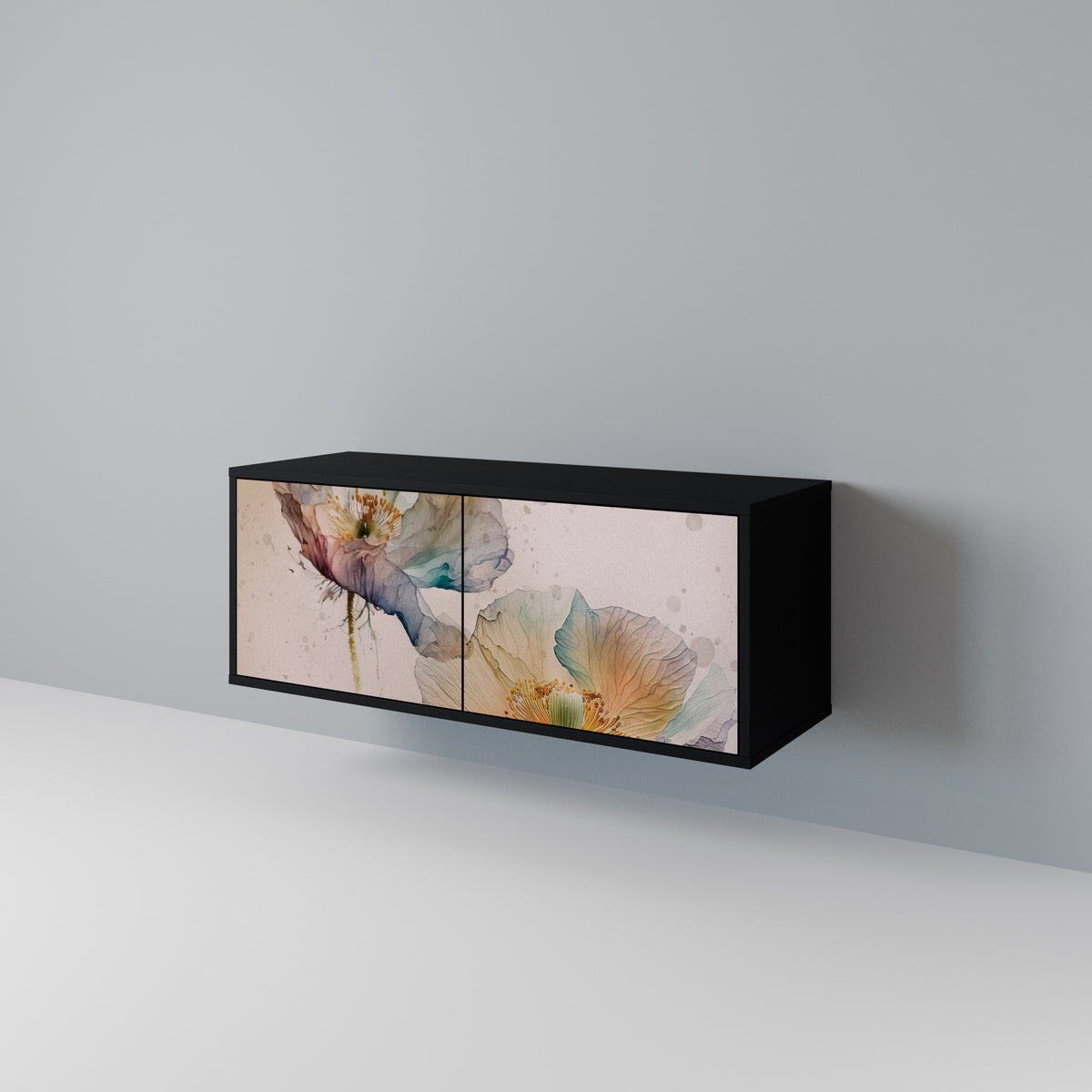 SOFTEN POPPY Kompaktní dvoudveřový TV stolek