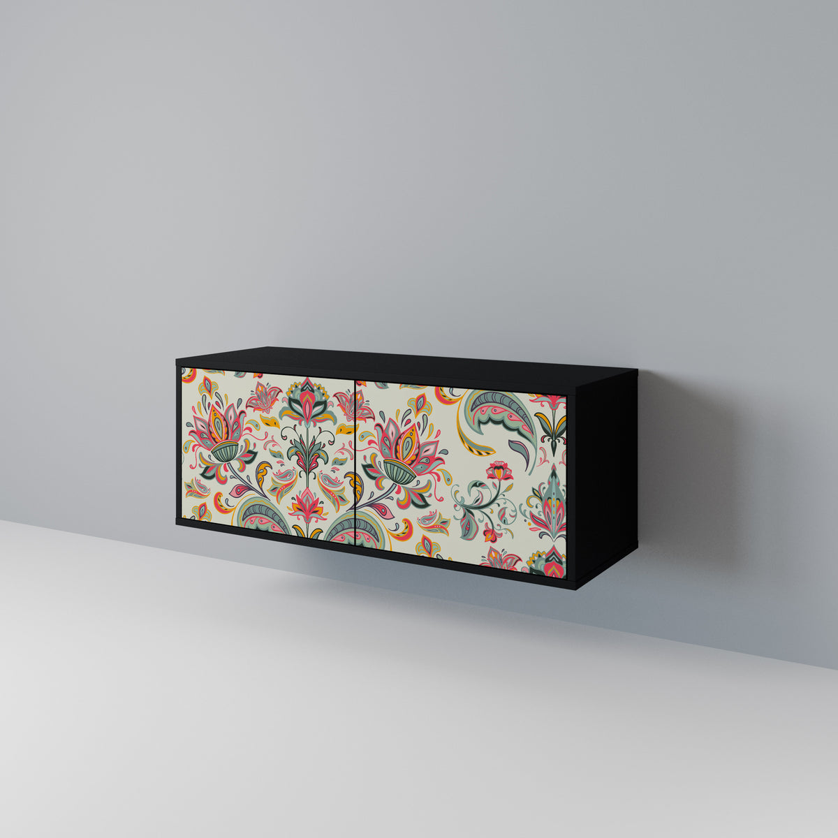 ORGANIC FOLKLORE Kompaktní dvoudveřový TV stolek