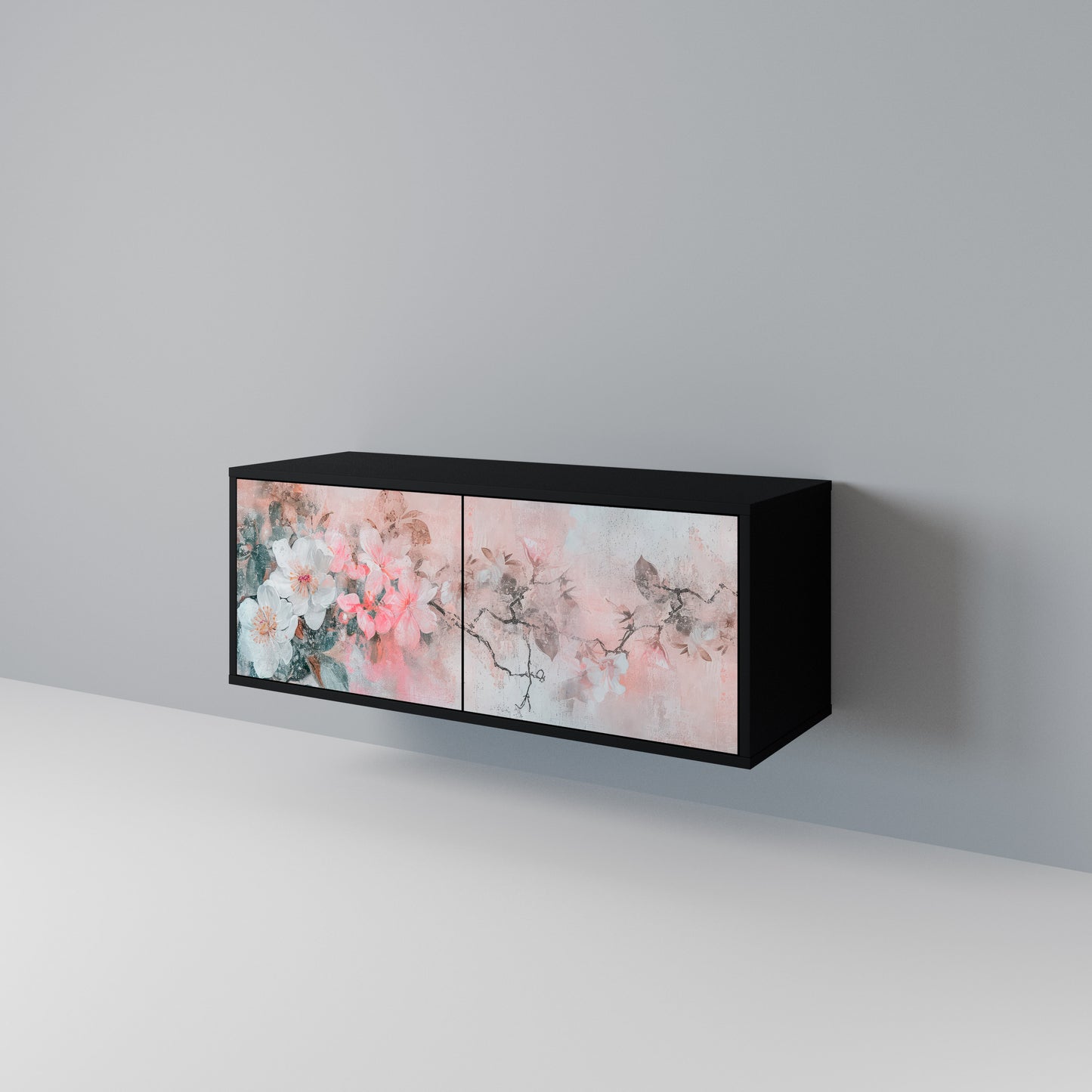CHERRY BLOSSOM Kompaktní dvoudveřový TV stolek
