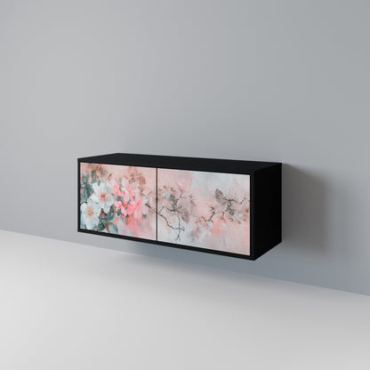 CHERRY BLOSSOM Kompaktní dvoudveřový TV stolek