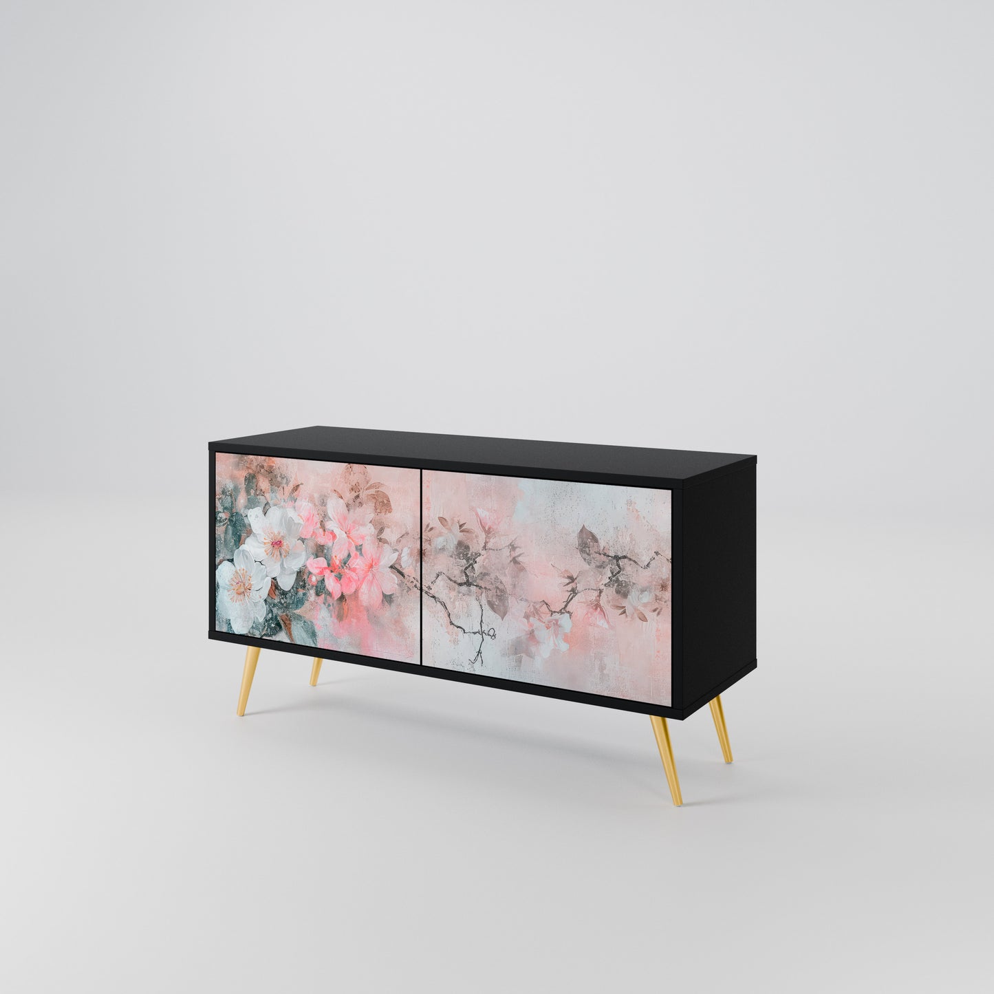 CHERRY BLOSSOM Kompaktní dvoudveřový TV stolek