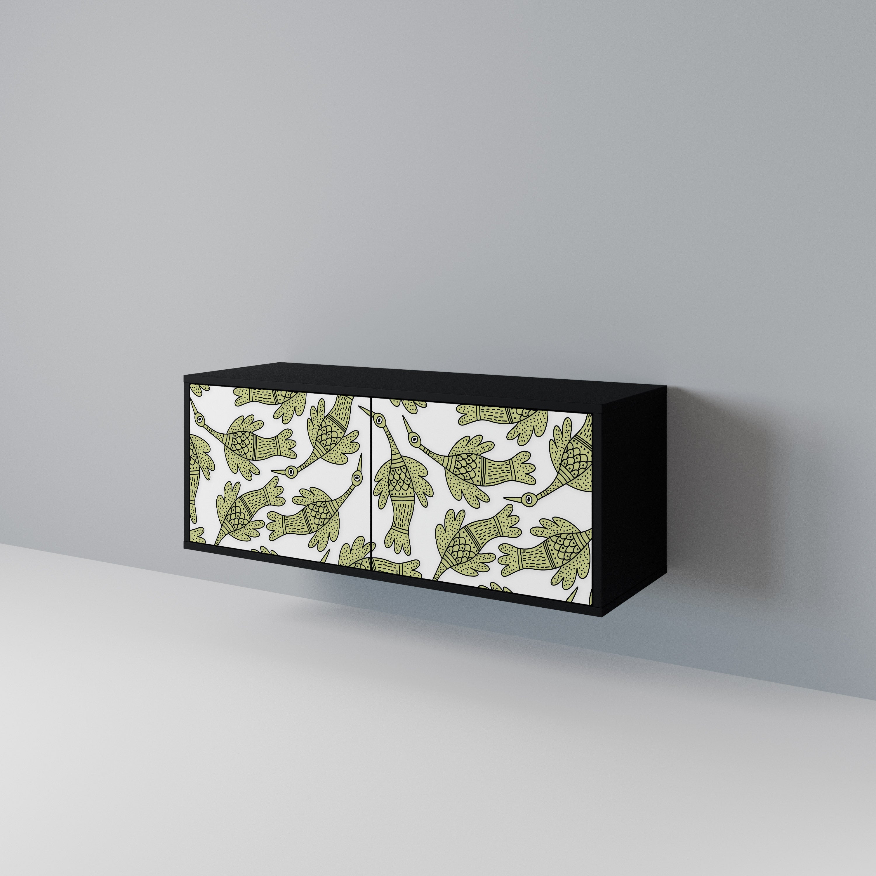 SEEDLING SONGBIRD Compact 2-Door TV Cabinet