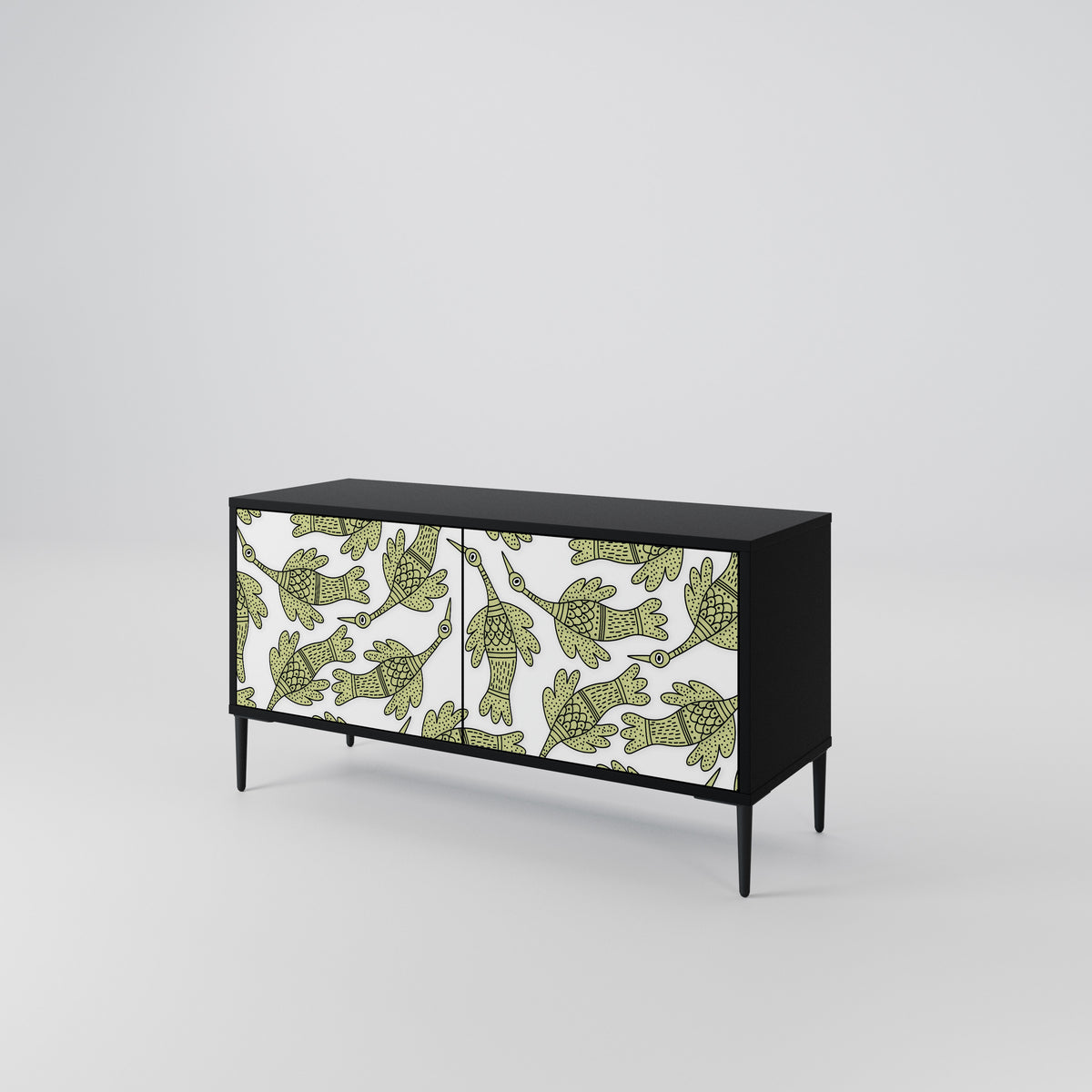 SEEDLING SONGBIRD Kompaktní dvoudveřový TV stolek