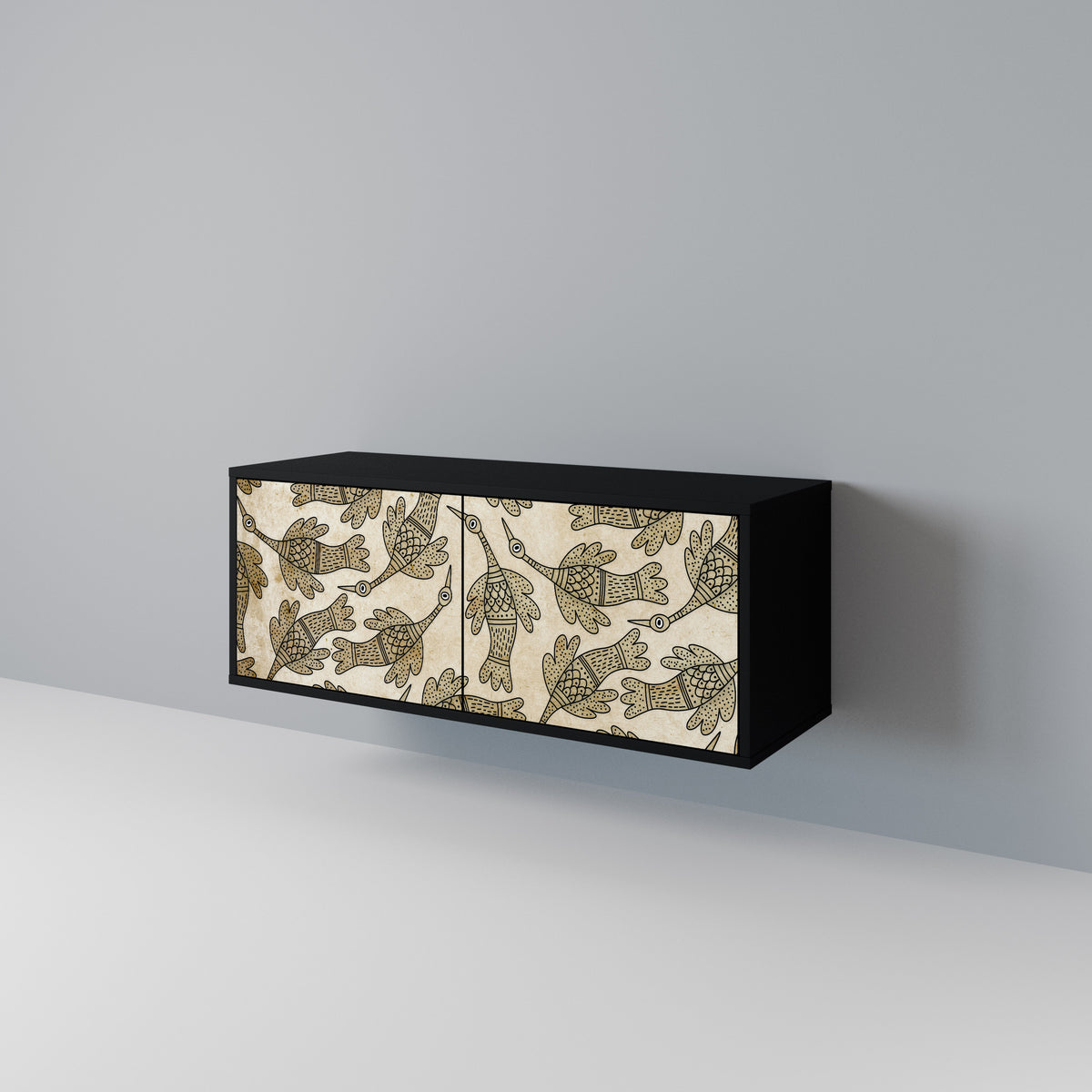 ALMONDINE SONGBIRD Kompaktní dvoudveřový TV stolek