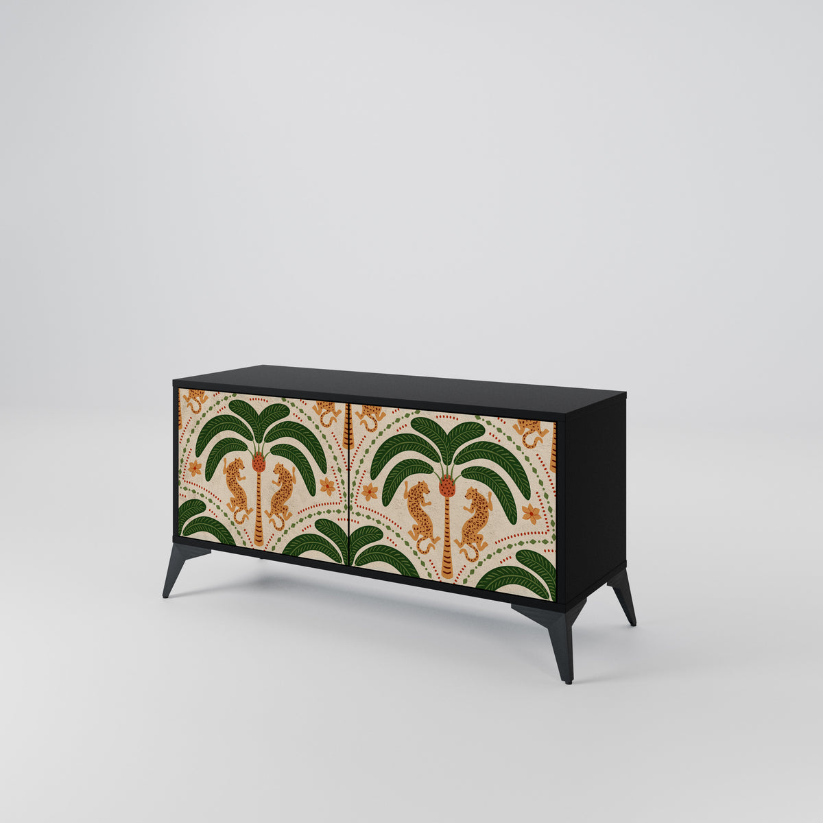 DANCING PREDATORS Kompaktní dvoudveřový TV stolek