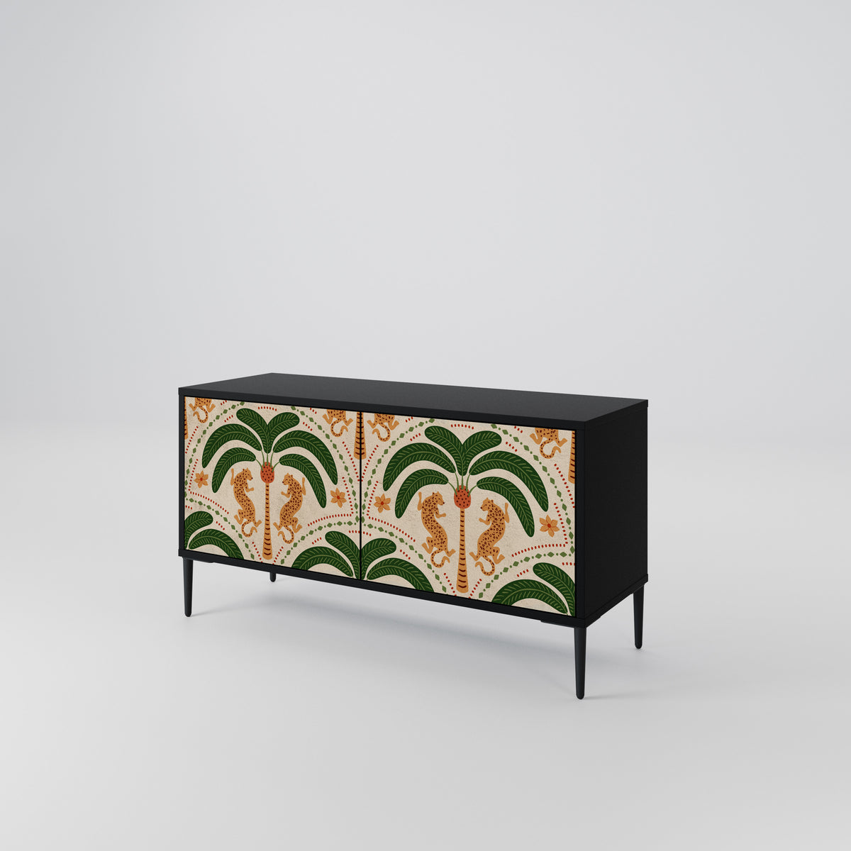 DANCING PREDATORS Kompaktní dvoudveřový TV stolek