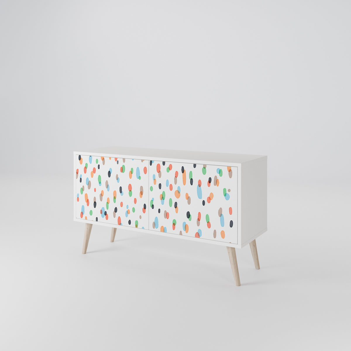 ENERGETIC SPOTS Kompaktní dvoudveřový TV stolek