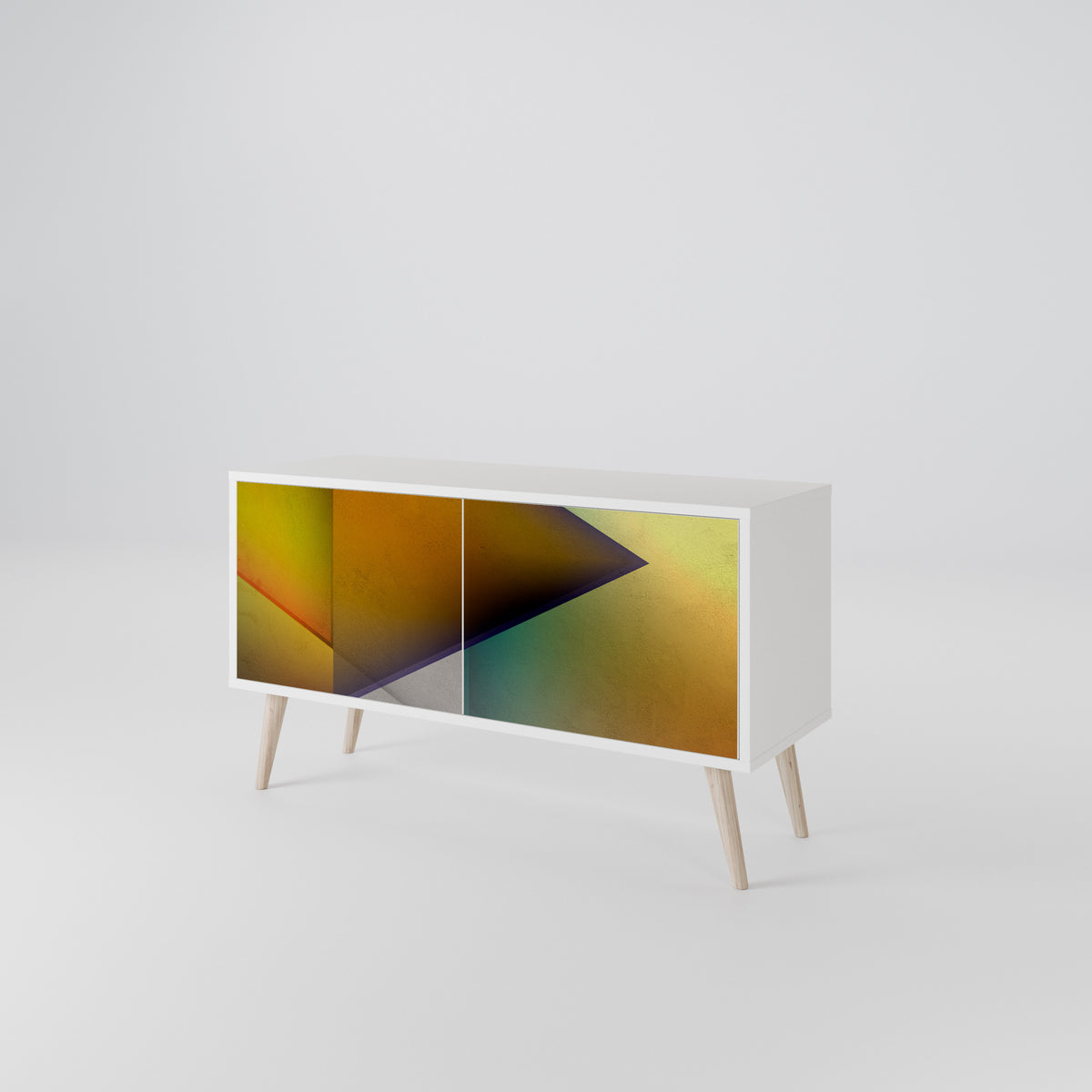 PIERCING SHARPNESS Kompaktní dvoudveřový TV stolek