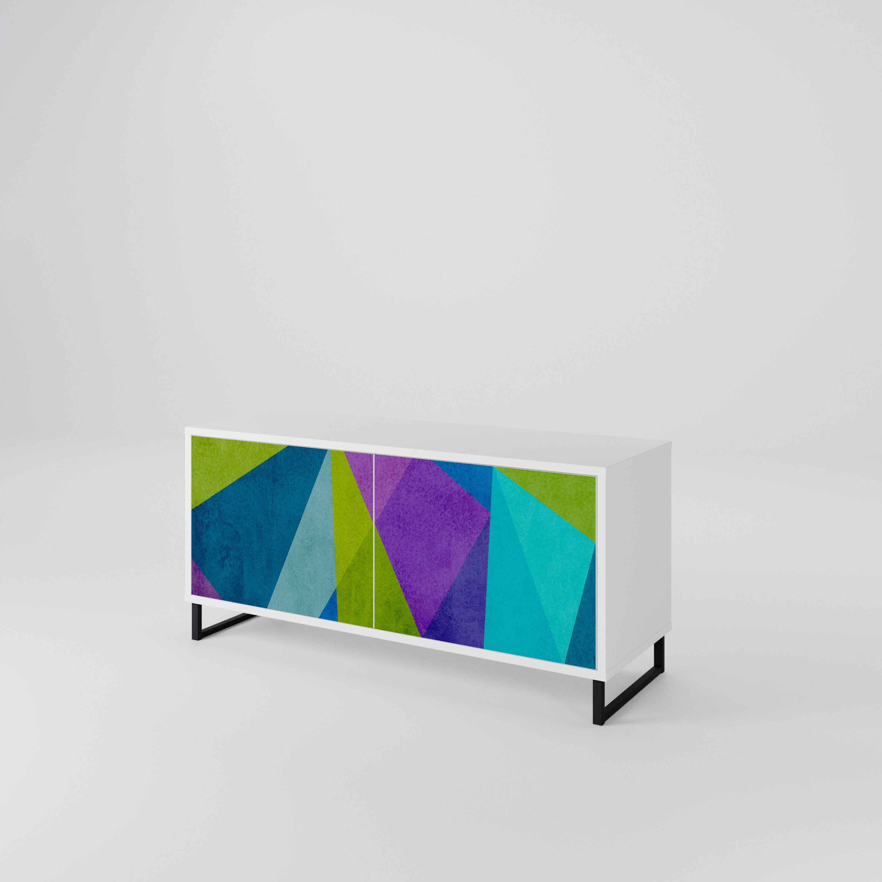 COLD SHOWCASE Kompaktní dvoudveřový TV stolek