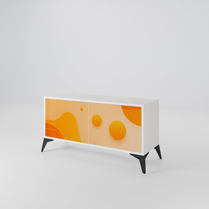 ORANGE ARRANGEMENT Kompaktní dvoudveřový TV stolek