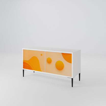 ORANGE ARRANGEMENT Kompaktní dvoudveřový TV stolek