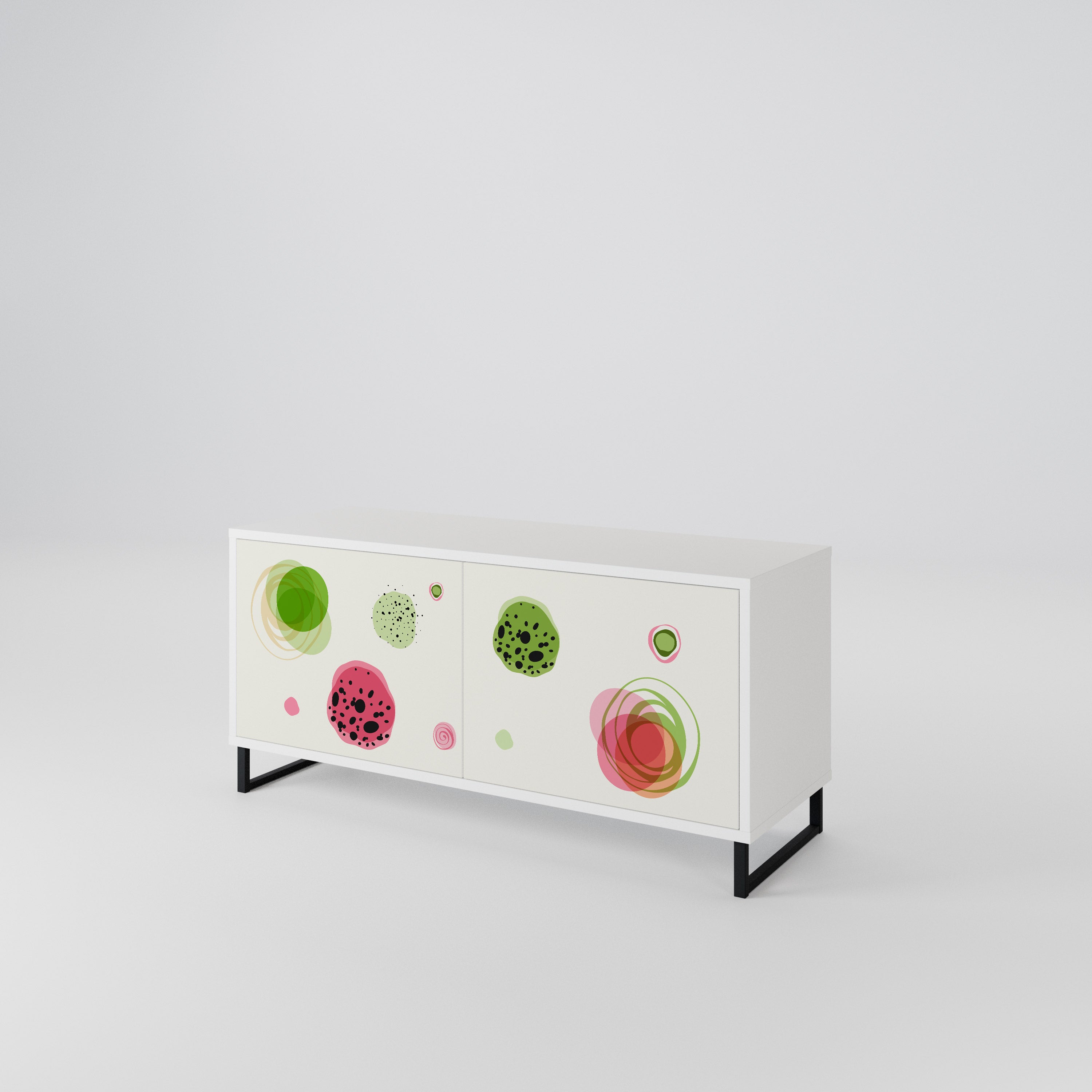COLORFUL COSMOS Kompaktní dvoudveřový TV stolek