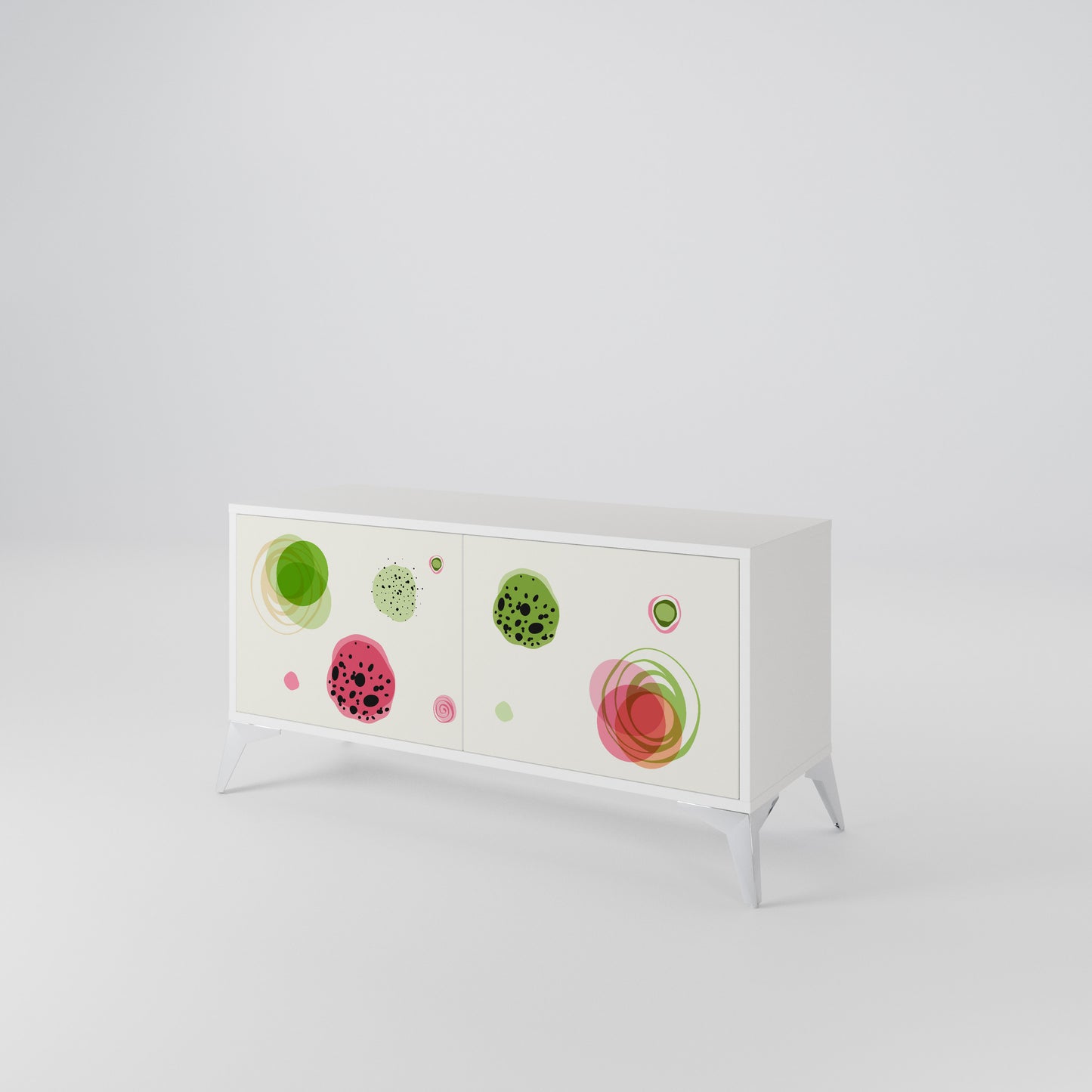 COLORFUL COSMOS Kompaktní dvoudveřový TV stolek
