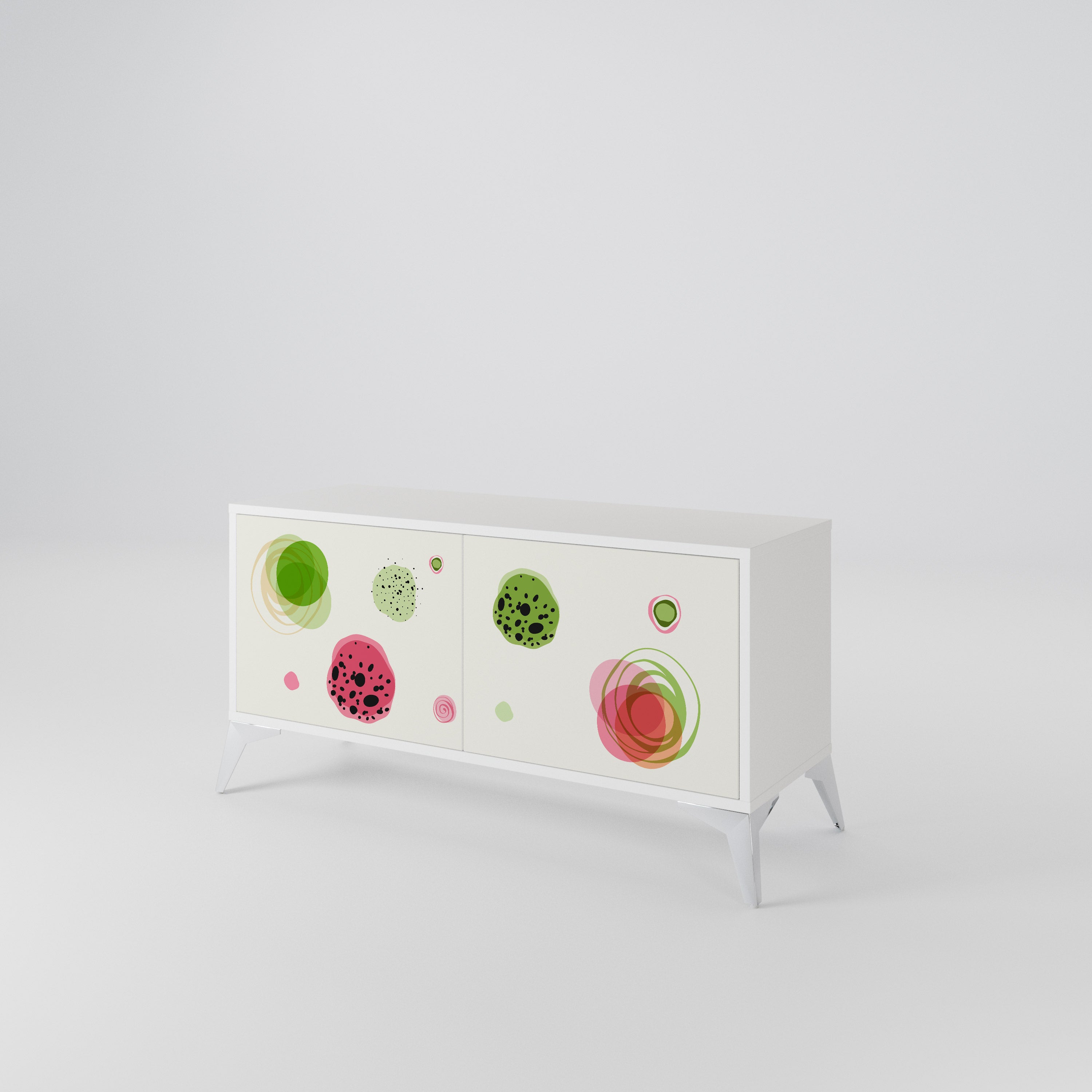 COLORFUL COSMOS Kompaktní dvoudveřový TV stolek