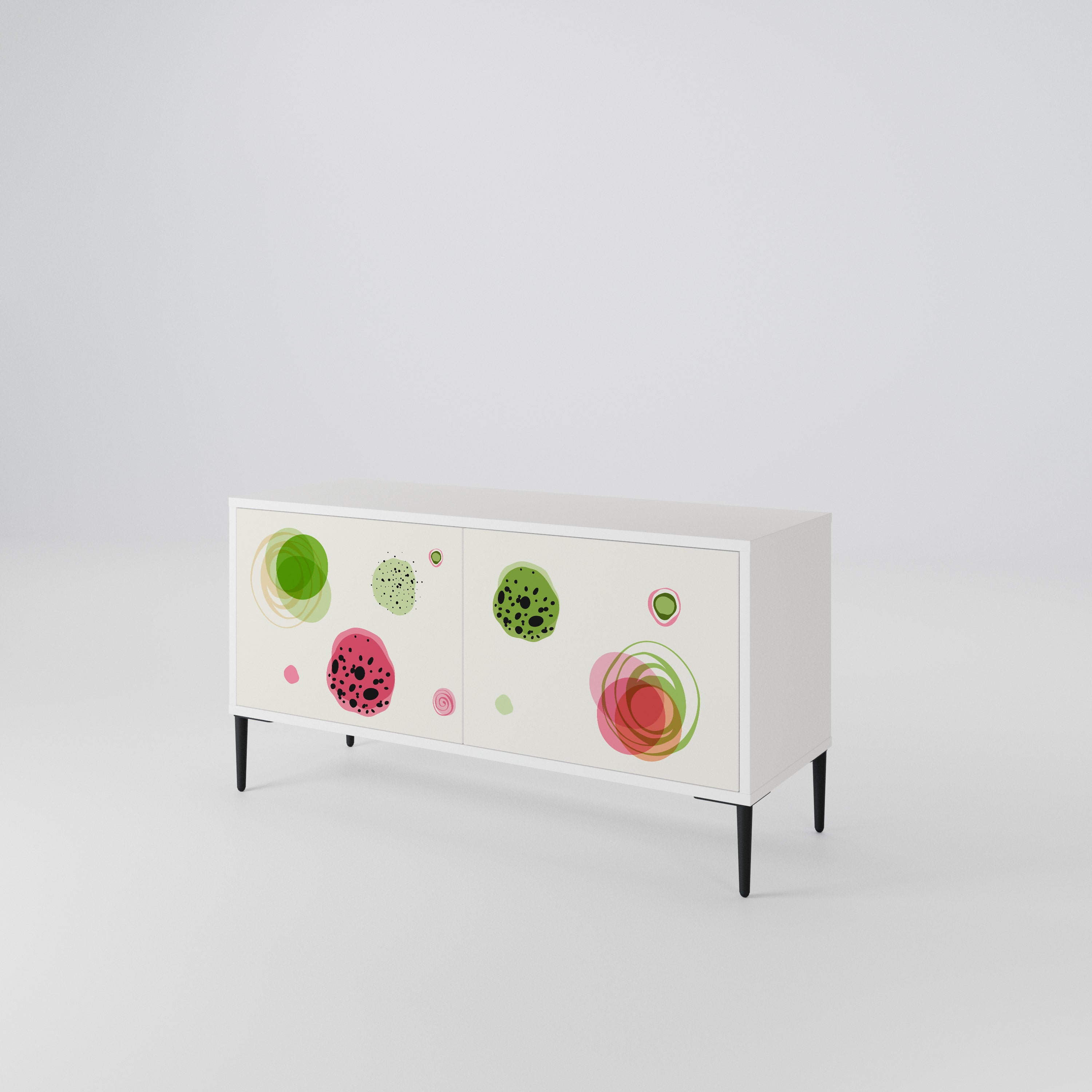 COLORFUL COSMOS Kompaktní dvoudveřový TV stolek