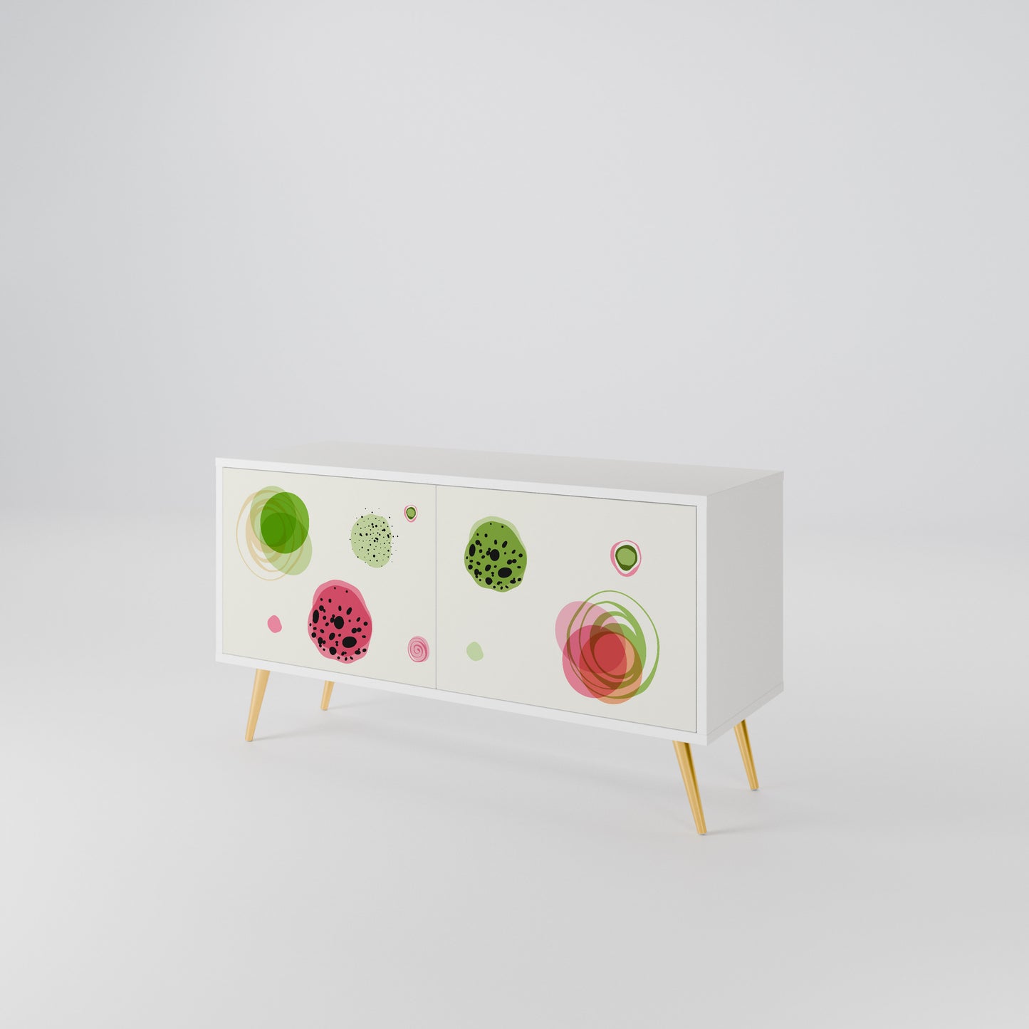 COLORFUL COSMOS Kompaktní dvoudveřový TV stolek