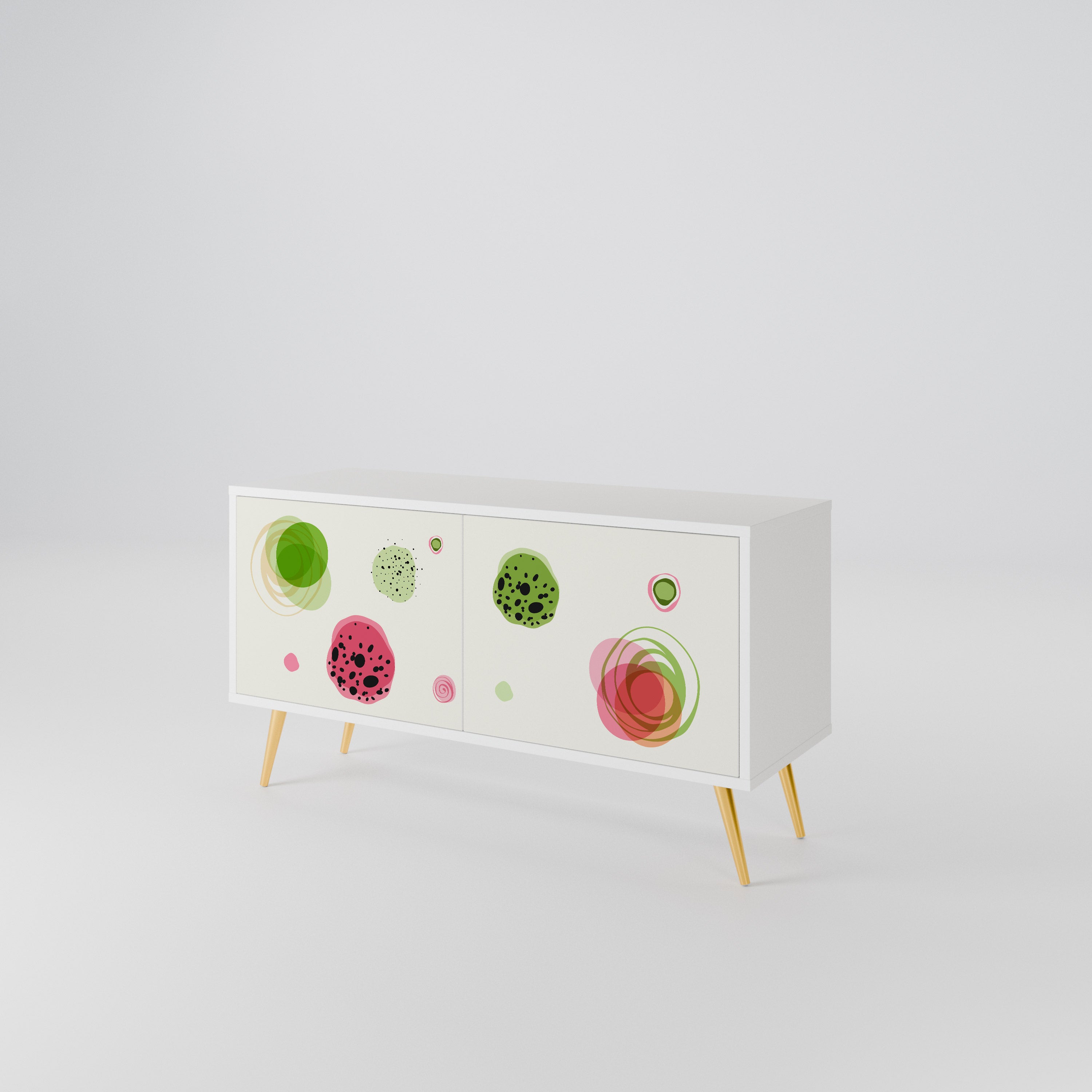 COLORFUL COSMOS Kompaktní dvoudveřový TV stolek