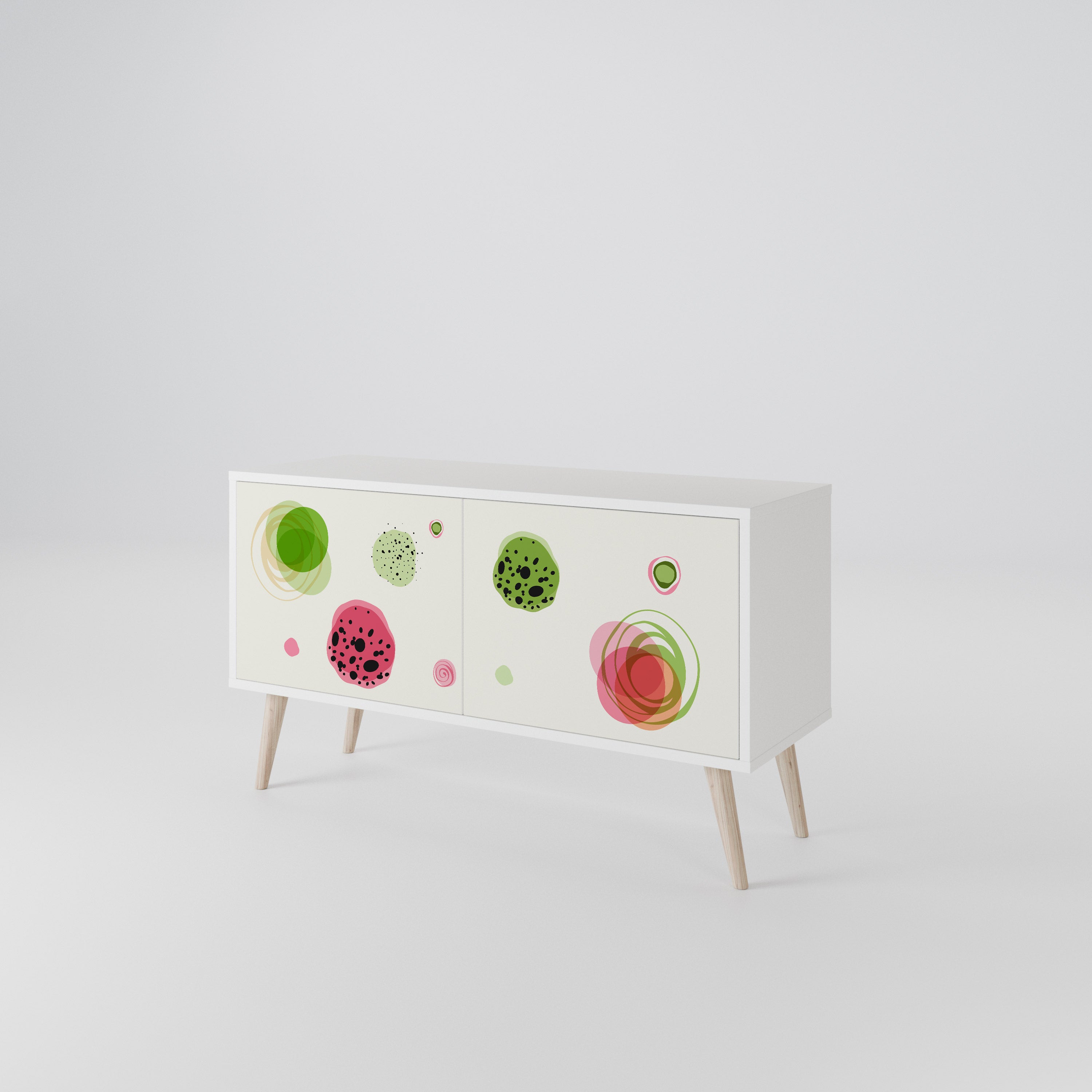 COLORFUL COSMOS Kompaktní dvoudveřový TV stolek