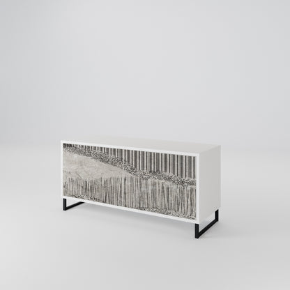 GRAIN LINES Kompaktní dvoudveřový TV stolek