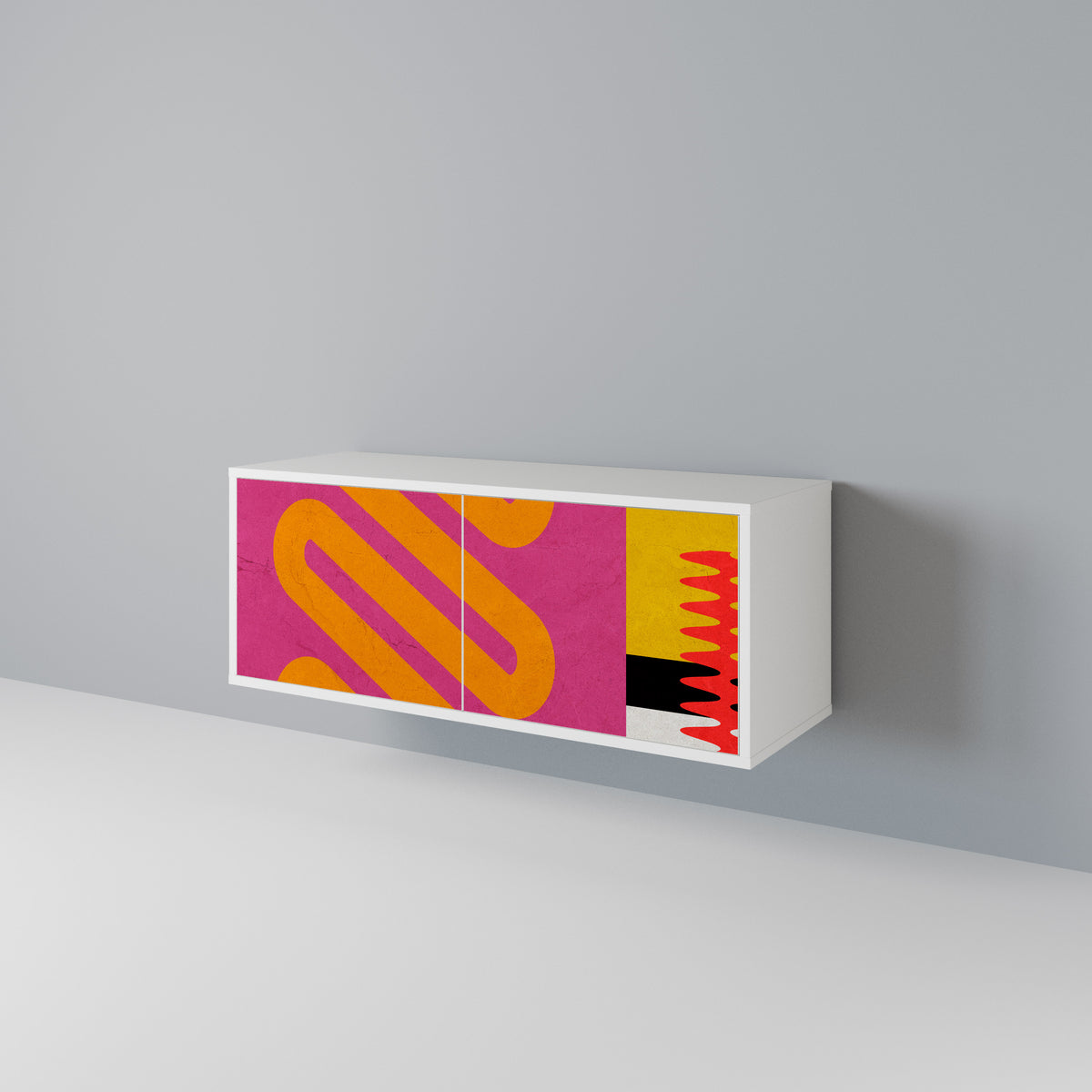 VIVID ART Kompaktní dvoudveřový TV stolek