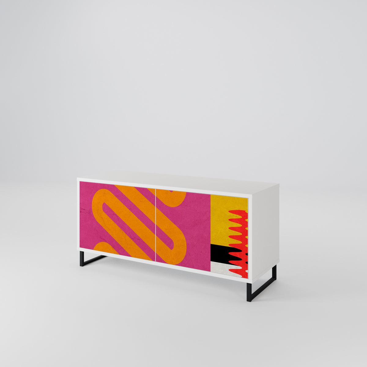 VIVID ART Kompaktní dvoudveřový TV stolek