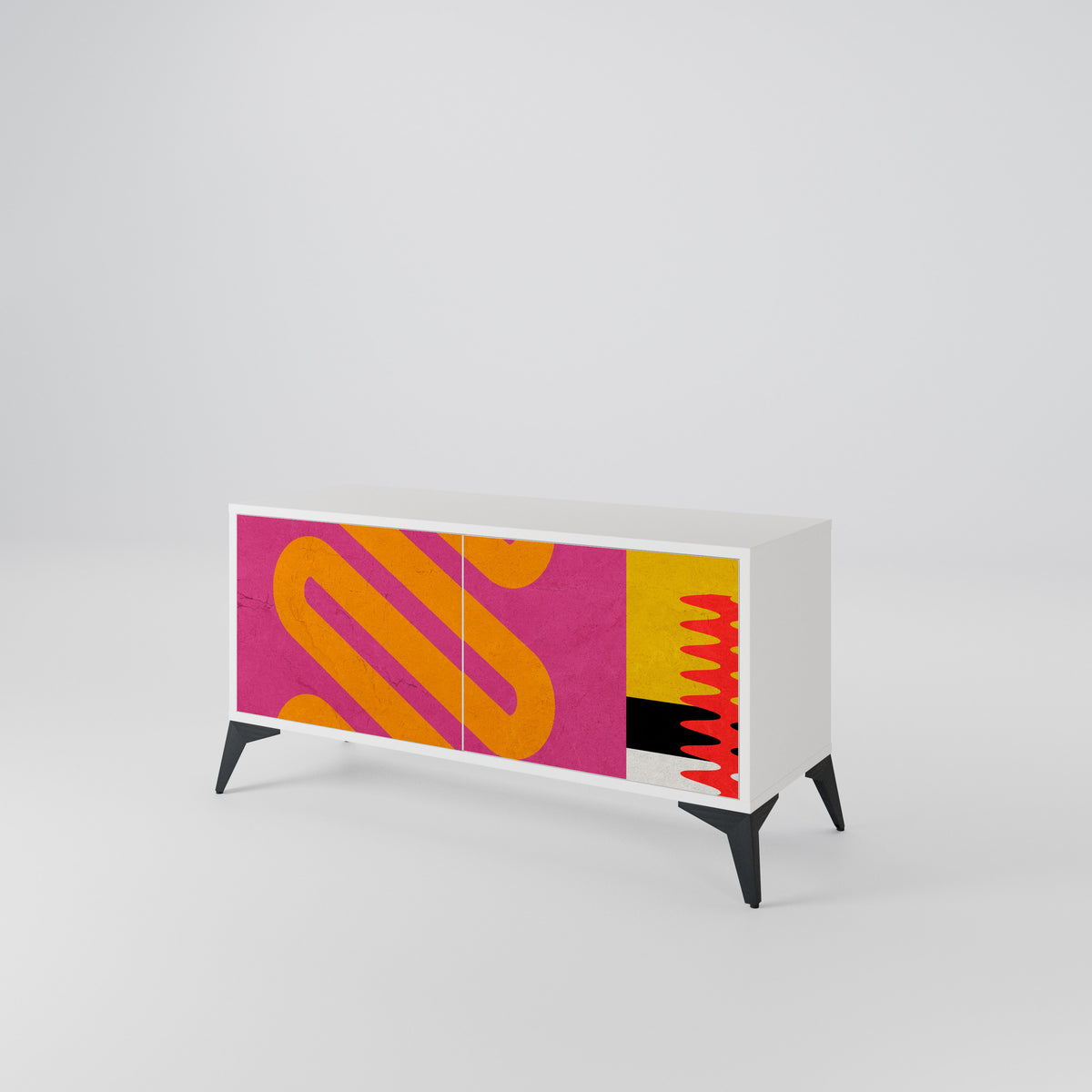 VIVID ART Kompaktní dvoudveřový TV stolek