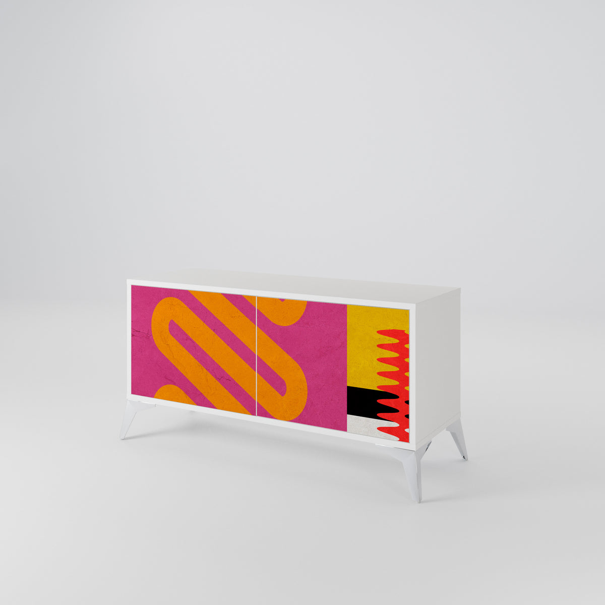 VIVID ART Kompaktní dvoudveřový TV stolek