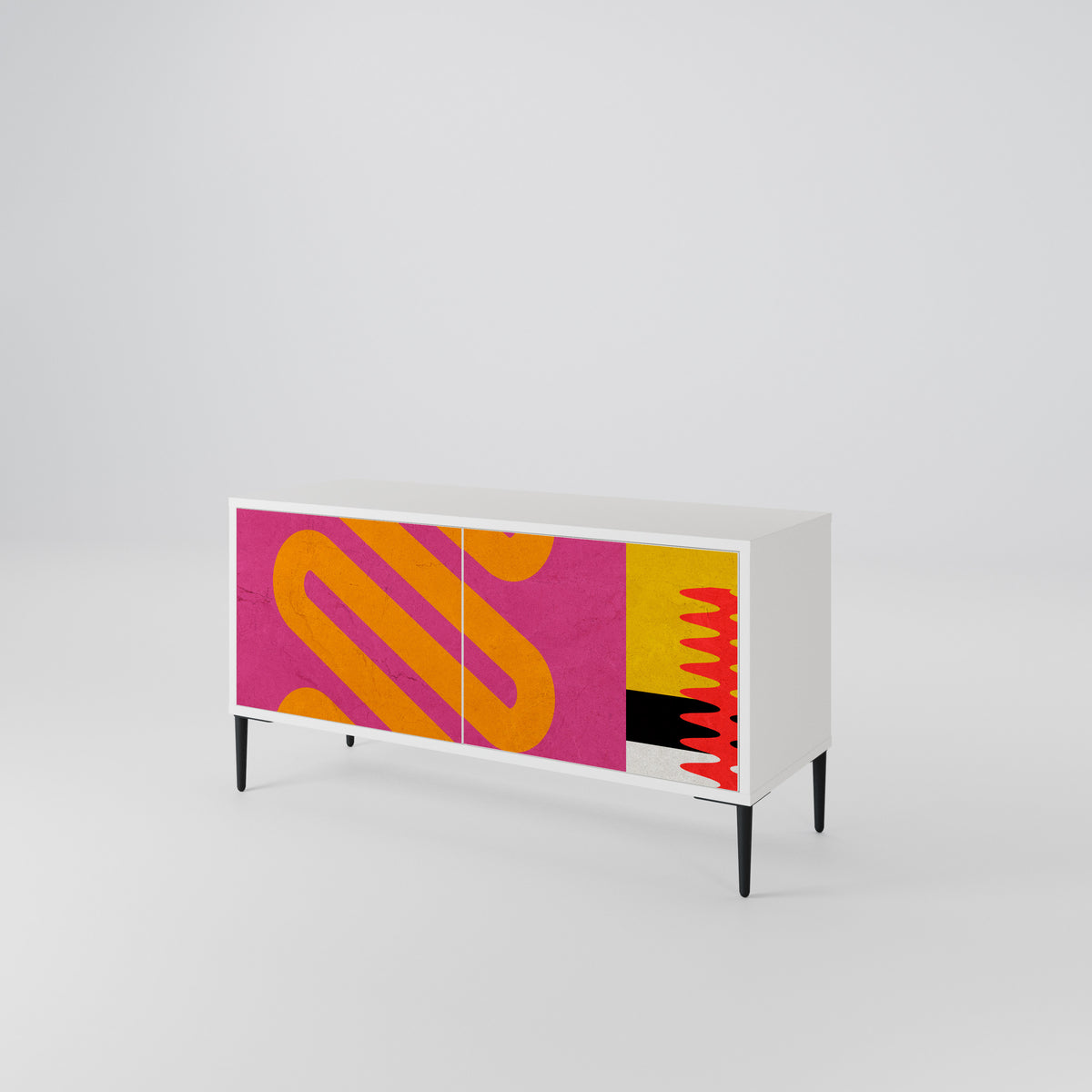 VIVID ART Kompaktní dvoudveřový TV stolek