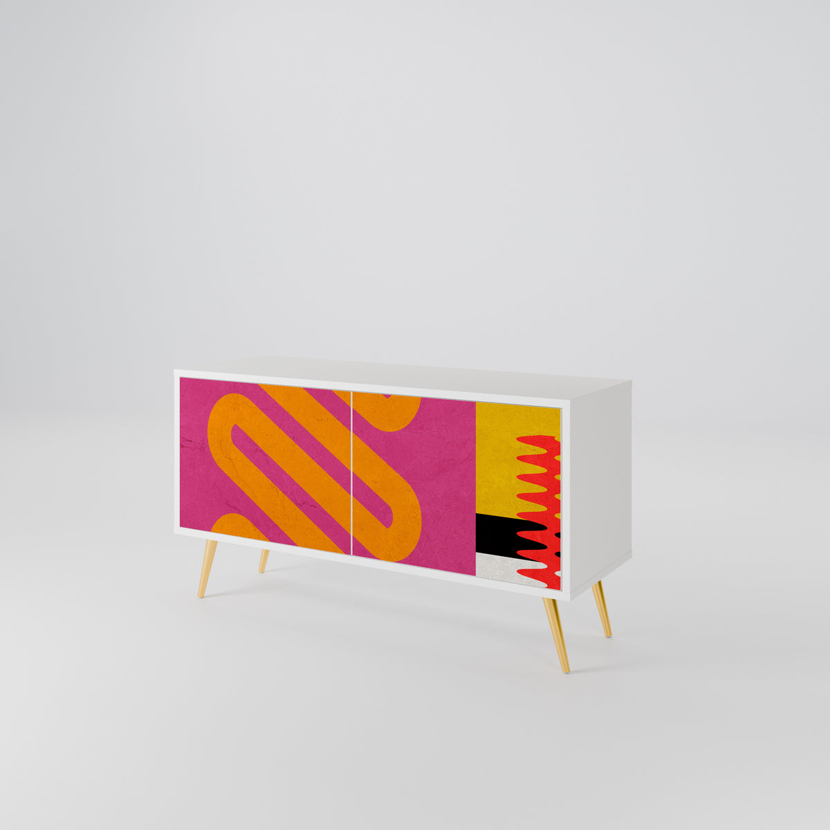 VIVID ART Kompaktní dvoudveřový TV stolek