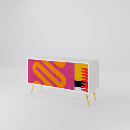 VIVID ART Kompaktní dvoudveřový TV stolek