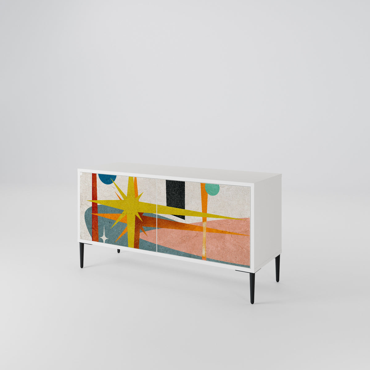 INTERSTELLAR VIBES Kompaktní dvoudveřový TV stolek