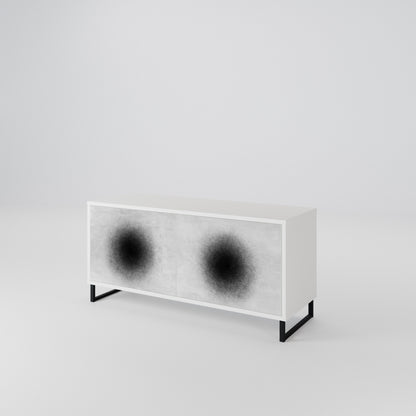 BLACK HOLE Kompaktní dvoudveřový TV stolek