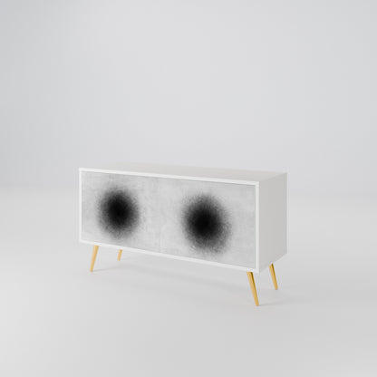 BLACK HOLE Kompaktní dvoudveřový TV stolek