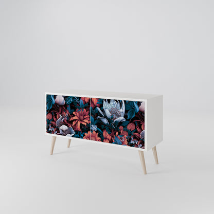 ETHEREAL BLOSSOMS Kompaktní dvoudveřový TV stolek