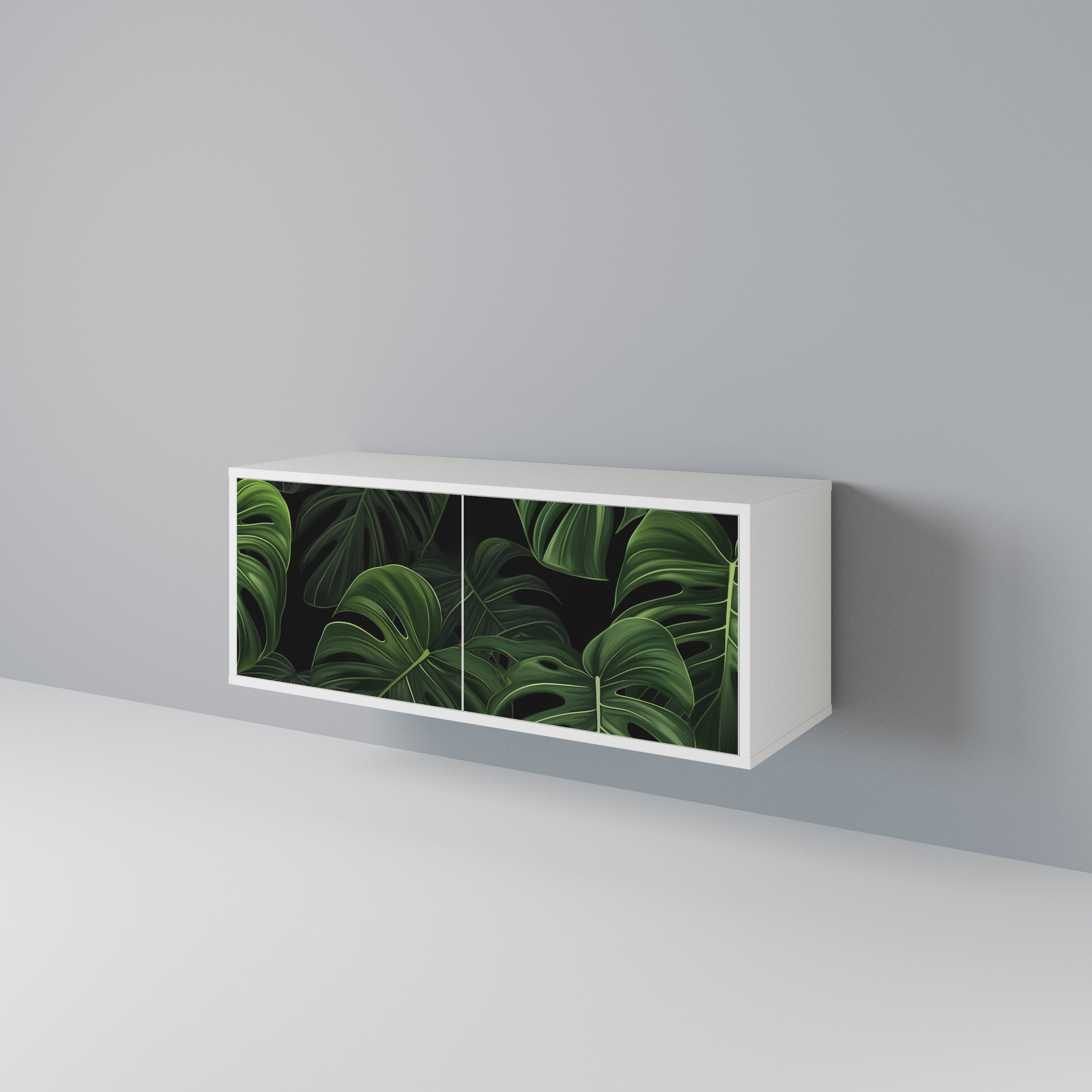INFINITE MONSTERA Kompaktní dvoudveřový TV stolek