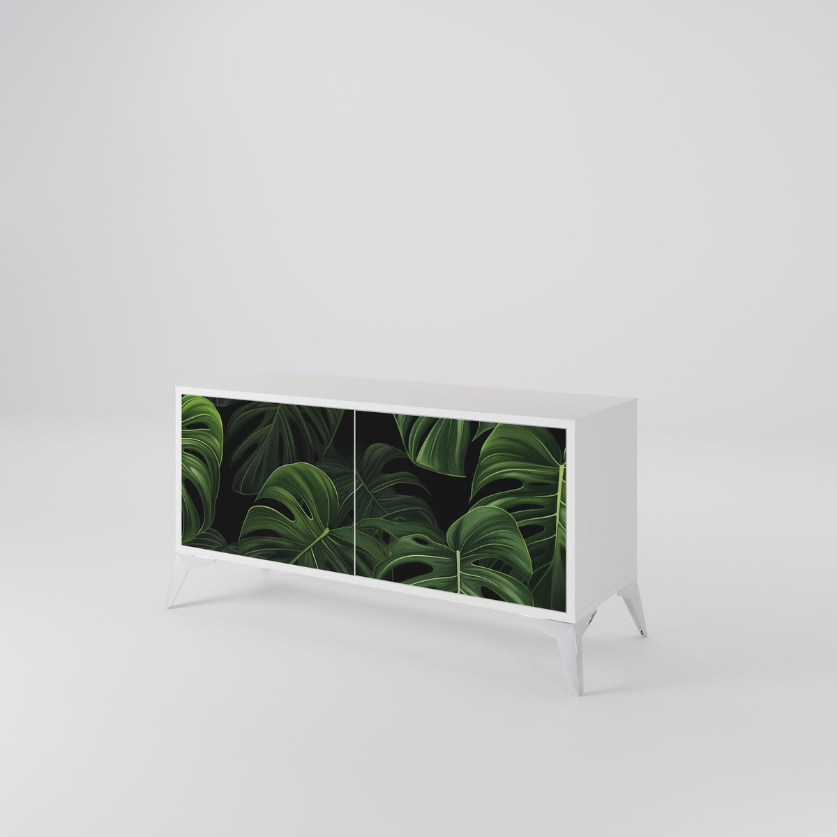 INFINITE MONSTERA Kompaktní dvoudveřový TV stolek