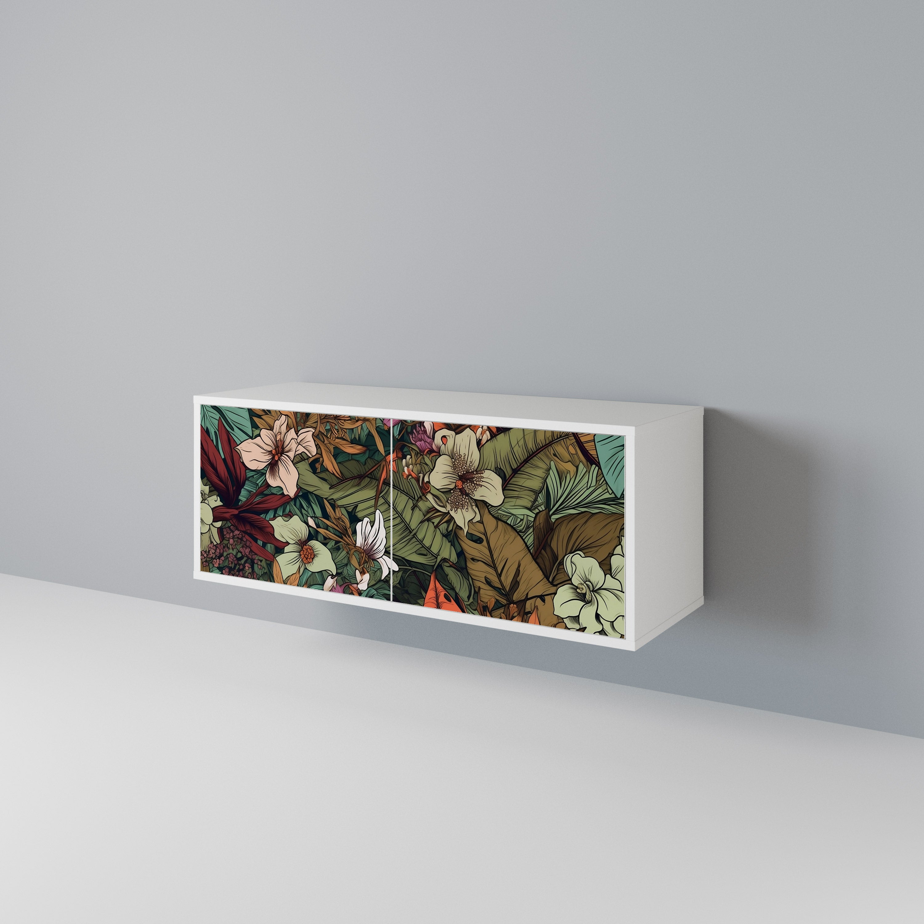 BOTANICAL EMERGENCE Kompaktní dvoudveřový TV stolek