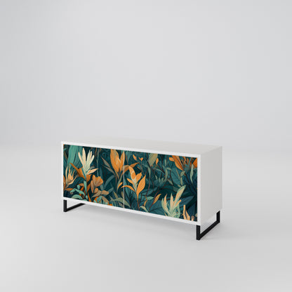 FLORAL SERENITY Kompaktní dvoudveřový TV stolek