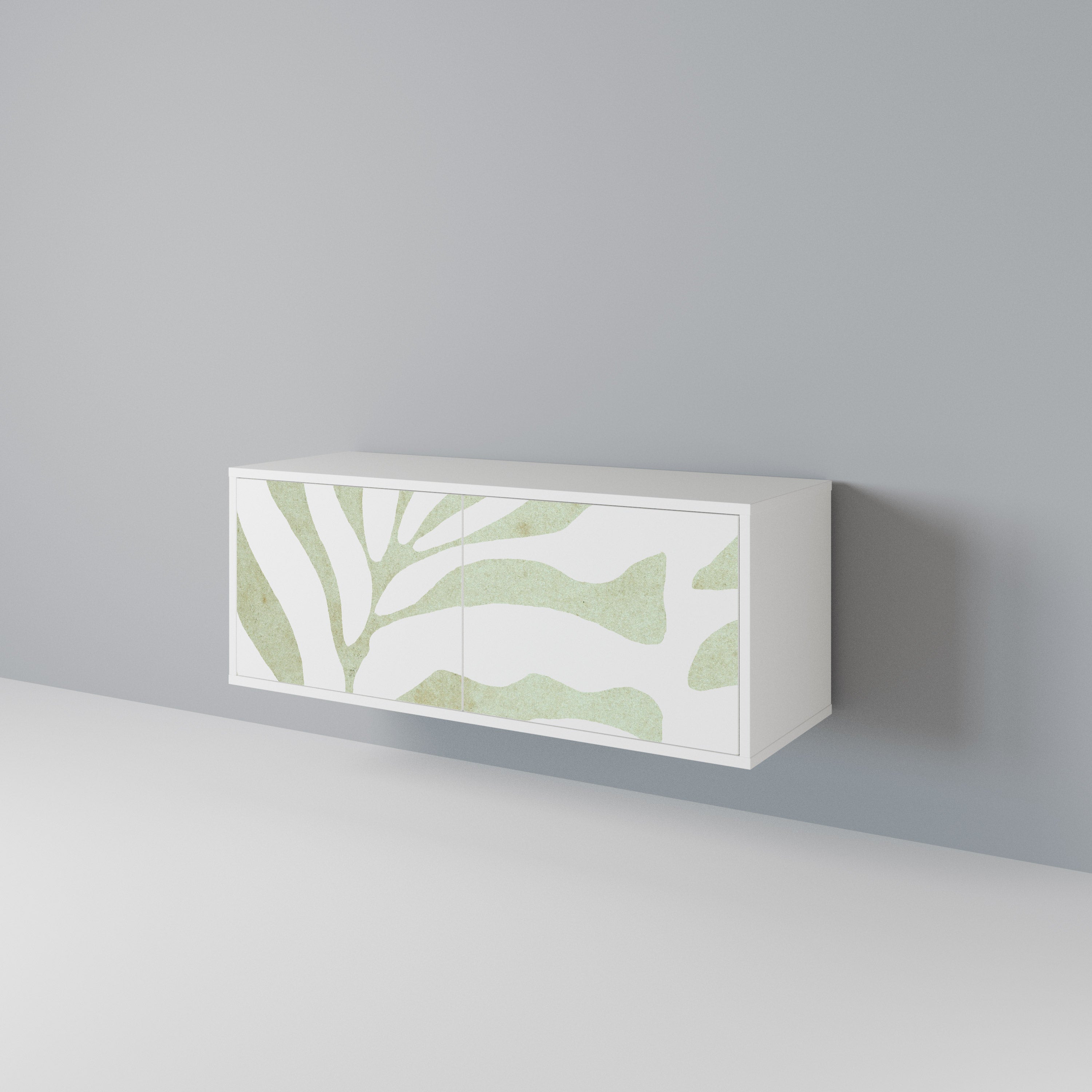 BOTANICAL SPARK Kompaktní dvoudveřový TV stolek