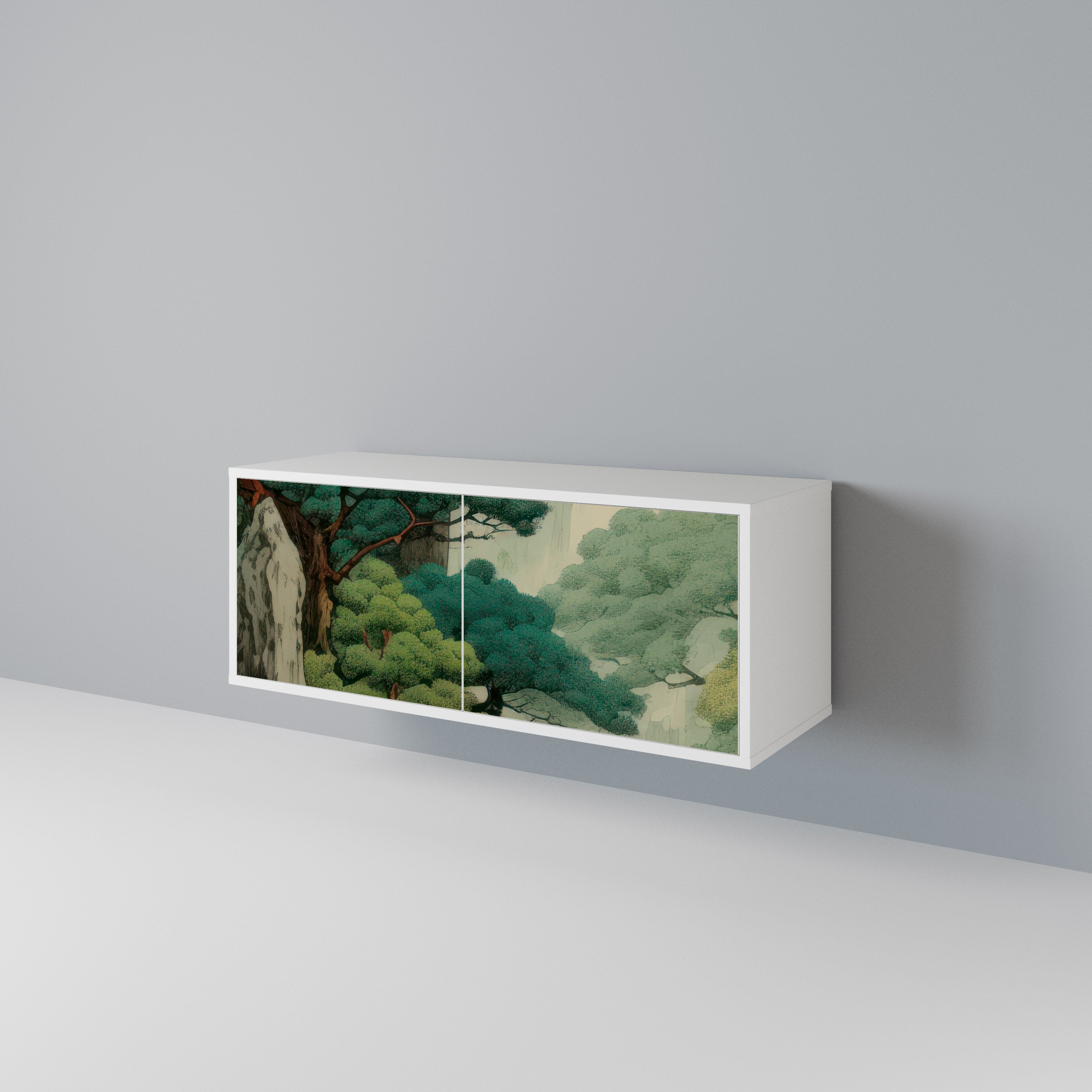 VERDURE ABYSS Kompaktní dvoudveřový TV stolek
