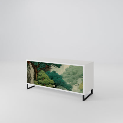 VERDURE ABYSS Kompaktní dvoudveřový TV stolek