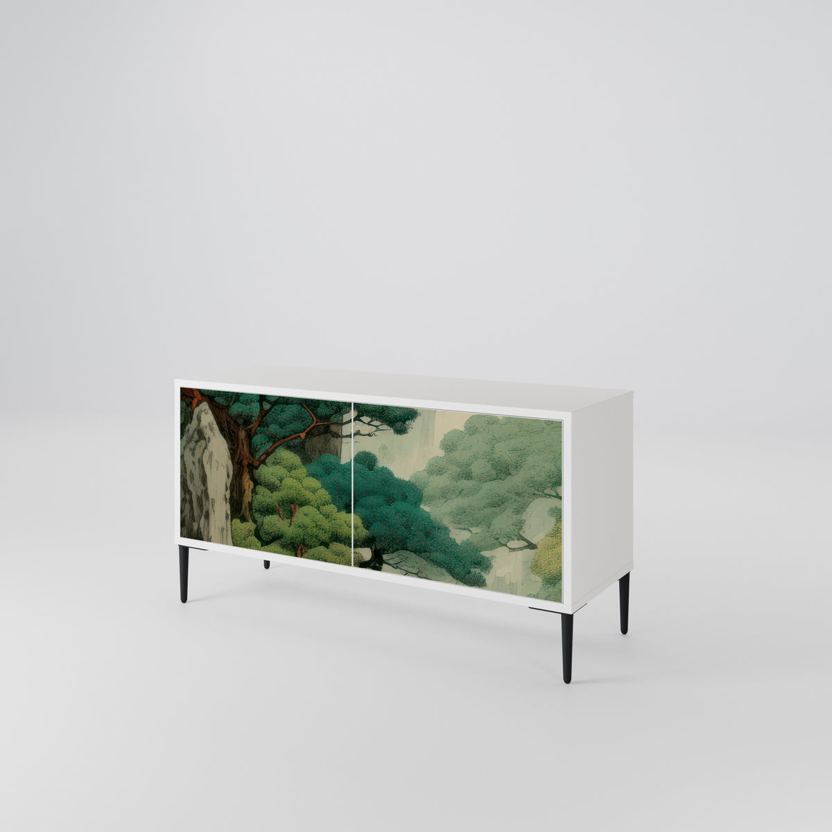 VERDURE ABYSS Kompaktní dvoudveřový TV stolek
