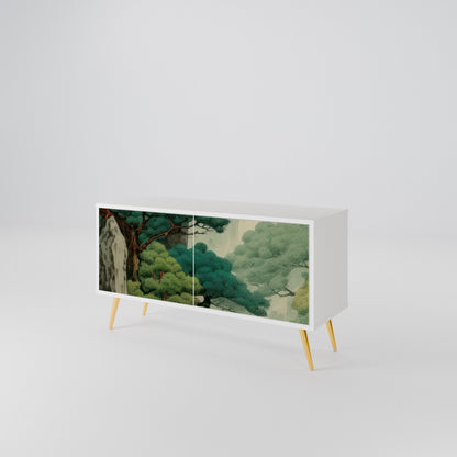 VERDURE ABYSS Kompaktní dvoudveřový TV stolek